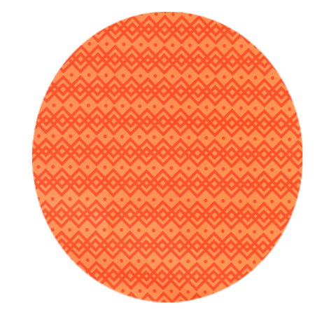 Promoción Toallas lisas DUO-TONO Grande Mosaico Naranja