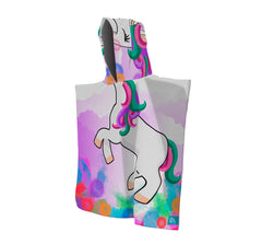 Poncho Para Niña con diseño UNICORNIO