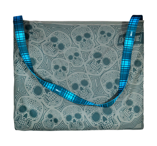 Bolsa Toalla Dryme gris calaveras DUO