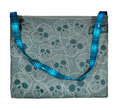 Bolsa Toalla Dryme gris calaveras DUO