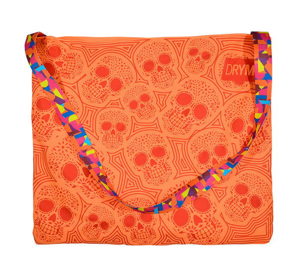 Bolsa Toalla Dryme Calavera Naranja