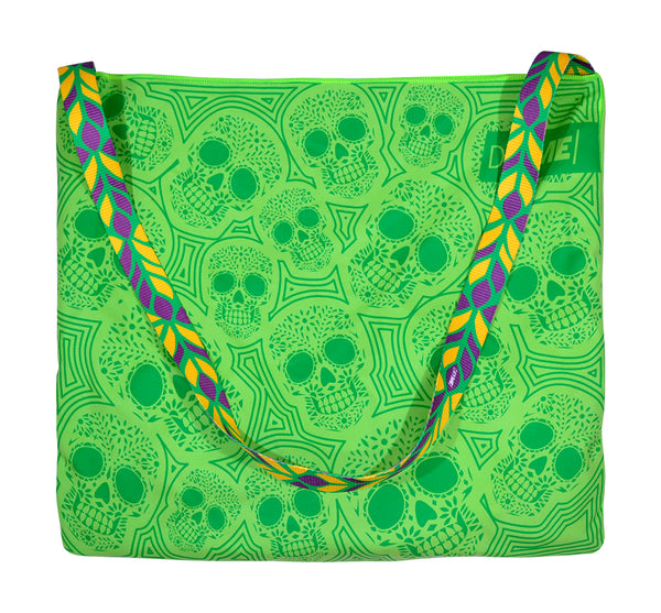 Bolsa Toalla Dryme Calavera Verde