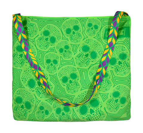 Bolsa Toalla Dryme Calavera Verde