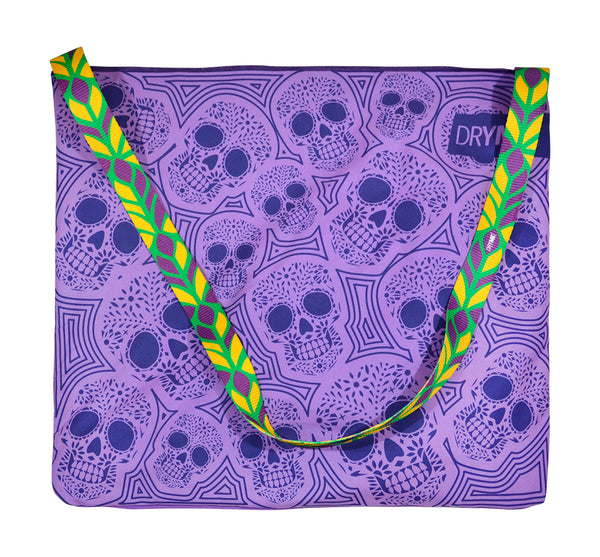 Bolsa Toalla Dryme Calavera Morada