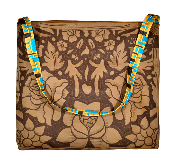 Bolsa Toalla Dryme Flores Café