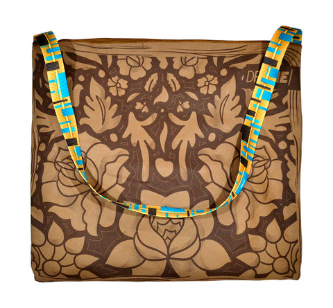 Bolsa Toalla Dryme Flores Café