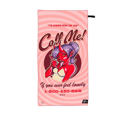 Toalla Estampada Mike Sandoval CALL ME