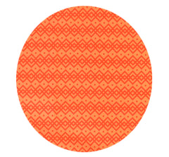 Promoción Toallas lisas DUO-TONO Grande Mosaico Naranja
