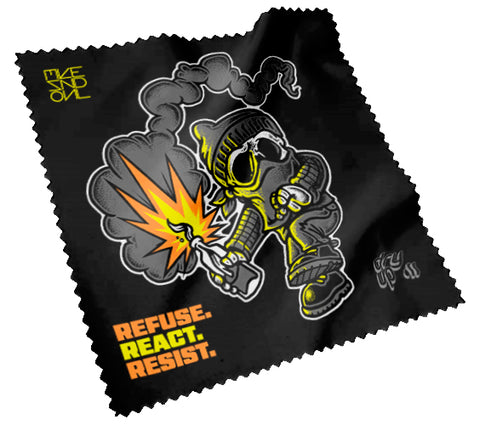 Paño de Microfibra Refuse, React, Resist MIKE SANDOVAL