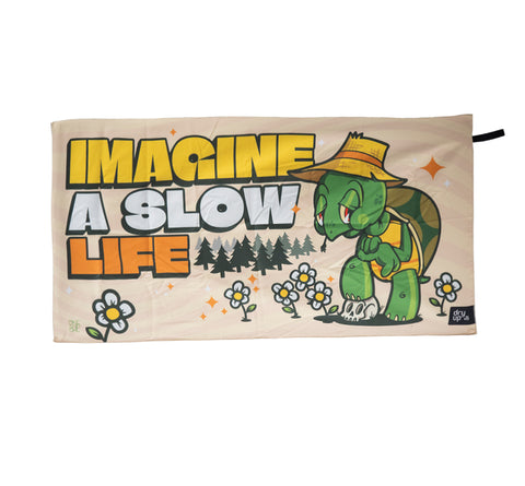 Toalla Estampada Mike Sandoval SLOW LIFE